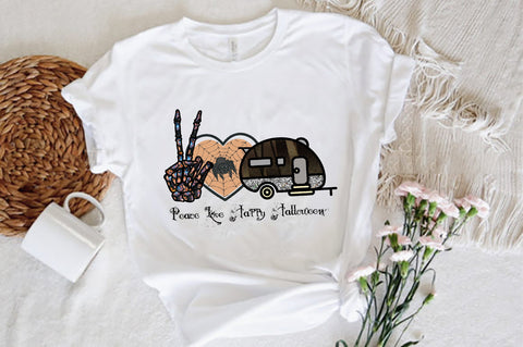 Peace Love Happy Halloween Sublimation Sublimation Jagonath Roy 