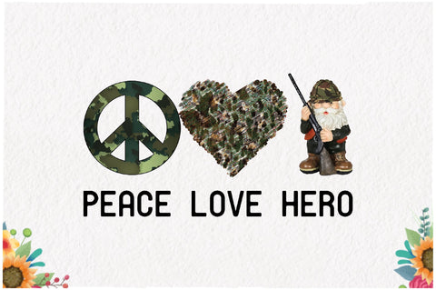 Peace Love Hero Sublimation Sublimation Jagonath Roy 