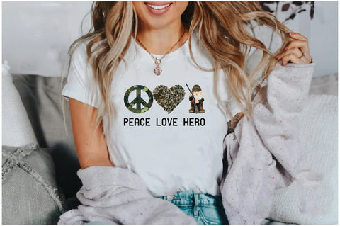 Peace Love Hero Sublimation Sublimation Jagonath Roy 