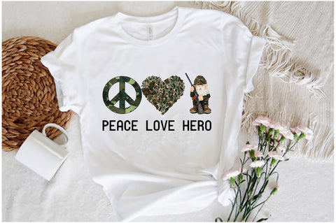 Peace Love Hero Sublimation Sublimation Jagonath Roy 