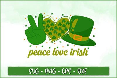 Peace love irish Retro SVG SVG Shetara Begum 