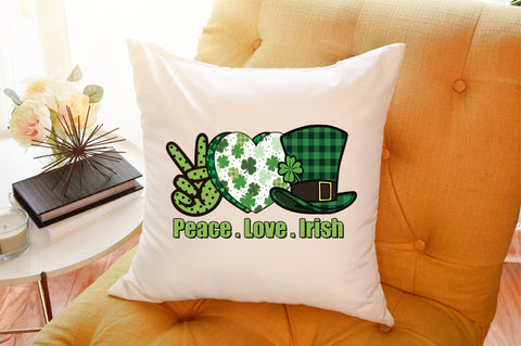 Peace Love Irish Sublimation Design Sublimation designartist 