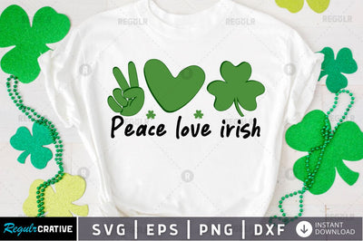 Peace love irish SVG SVG Regulrcrative 