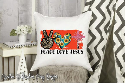 Peace Love Jesus Sublimation Creativeart88 