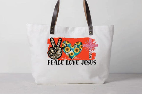 Peace Love Jesus Sublimation Creativeart88 