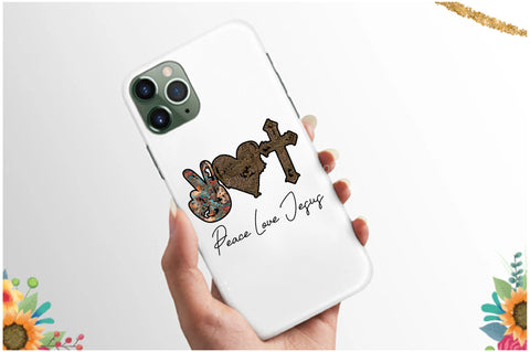 Peace Love Jesus Sublimation Design Sublimation Jagonath Roy 