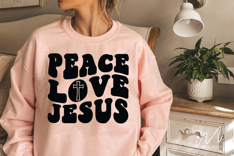 Peace love Jesus t shirt svg, Christian t shirt svg SVG Isabella Machell 