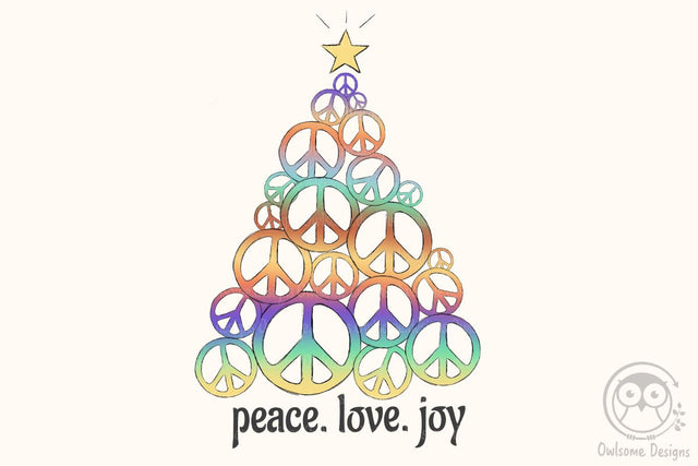 Peace Love Joy Christmas Sublimation Sublimation LAM HOANG THUY 