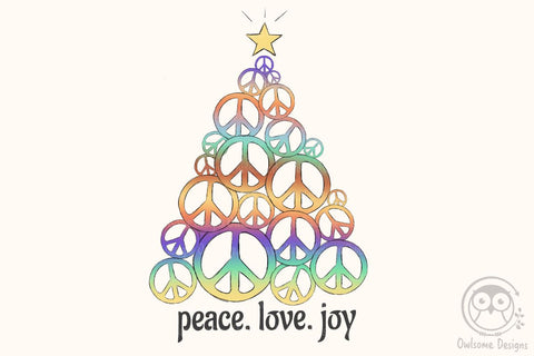 Peace Love Joy Christmas Sublimation Sublimation LAM HOANG THUY 