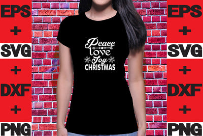 Peace love joy Christmas SVG svgteam 