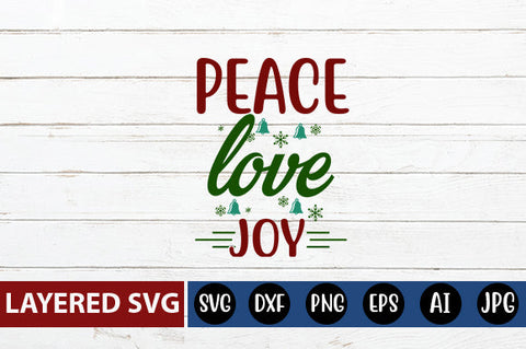 peace love joy SVG Blessedprint 