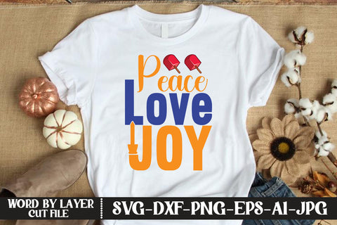 Peace Love Joy SVG CUT FILE SVG MStudio 