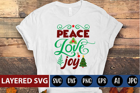 peace love joy SVG cute file SVG Blessedprint 