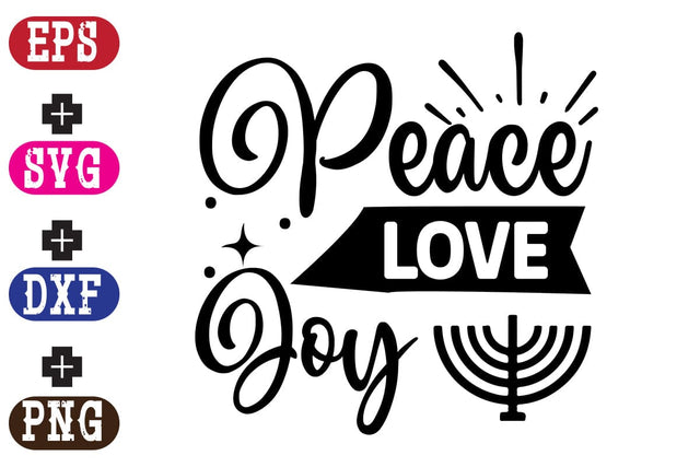 Peace Love Joy SVG Nurstore 