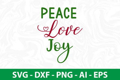 Peace Love Joy svg SVG nirmal108roy 