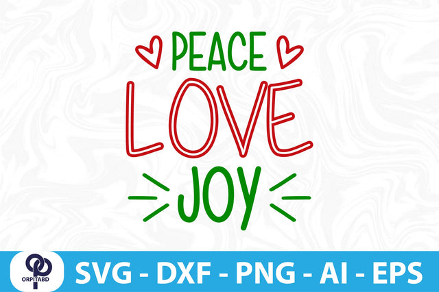 Peace Love Joy svg SVG orpitasn 