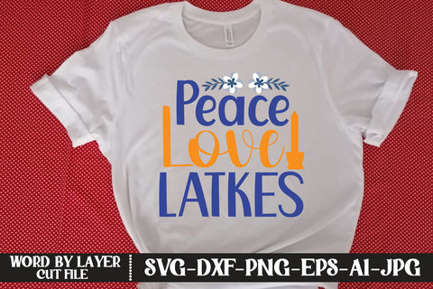 Peace Love Latkes SVG CUT FILE SVG MStudio 