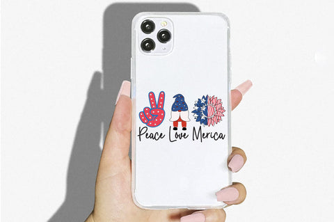 Peace Love Merica Sublimation Creativeart88 