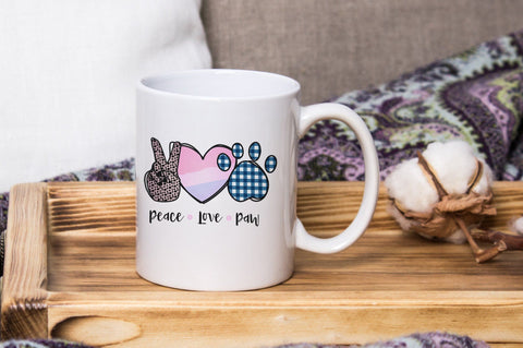 Peace Love Paw PNG Sublimation SVG futivesvg 