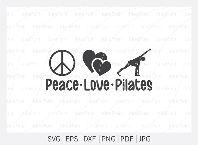 Peace love Pilates Svg, Pilates Svg, Pilates Svg bundle, funny pilates Svg, Pilates ball training quotes, Pilates Png, Pilates Dxf, Cut Files for Crafters, Svg file SVG Dinvect 