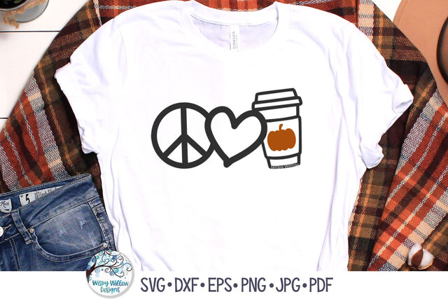 Peace Love PSL Svg SVG Wispy Willow Designs 