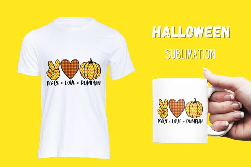Peace Love Pumpkin1 Sublimation Sublimation SvgOcean 