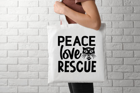 Peace love rescue SVG SVG DESIGNISTIC 