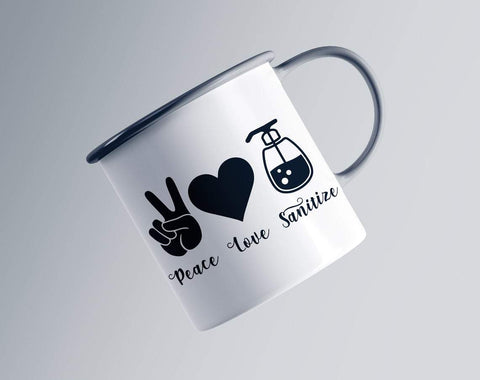 Peace Love Sanitize svg, Quarantine svg, stay home, Bathroom svg, Nurse svg, epidemy awareness, staycation SVG CutLeafSvg 