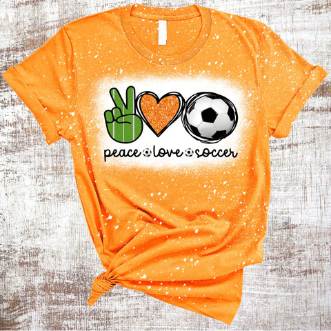 Peace Love Soccer BUNDLE Sublimation Waterslide Sublimation Sweet Tees 