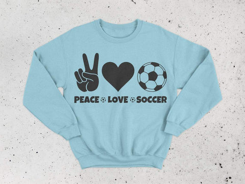 Peace love Soccer svg, Soccer svg, soccer ball svg, sport svg, sports svg, Peace love svg SVG CutLeafSvg 