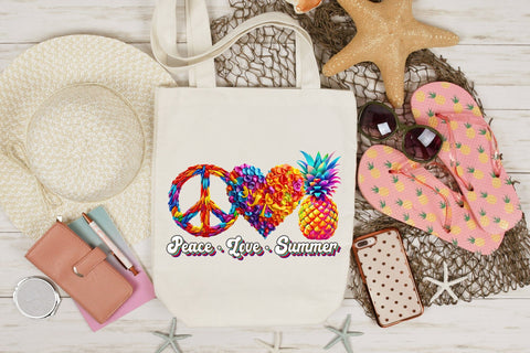 Peace Love Summer PNG Sublimation Design Sublimation CraftLabSVG 
