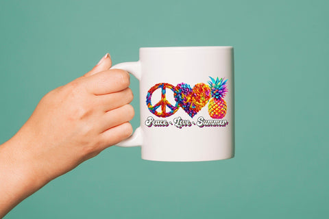 Peace Love Summer PNG Sublimation Design Sublimation CraftLabSVG 