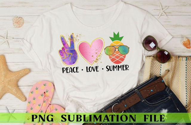 Peace Love Summer Shirt, Peace Sign Shirt, Peace And Love Shirt, Summertime Shirt, Summer Shirt, Cute Women Summer Shirt, Summer Gnome Shirt Sublimation MD mominul islam 