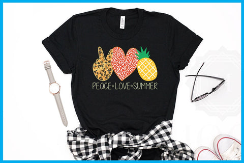 Peace Love Summer Sublimation PNG Printable Files Sublimation Creativedesigntee 