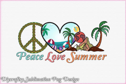 Peace Love Summer Sublimation Sublimation Creativeart88 