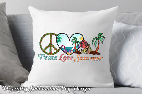 Peace Love Summer Sublimation Sublimation Creativeart88 