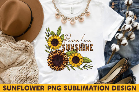 Peace love sunshine Sublimation Rupkotha 