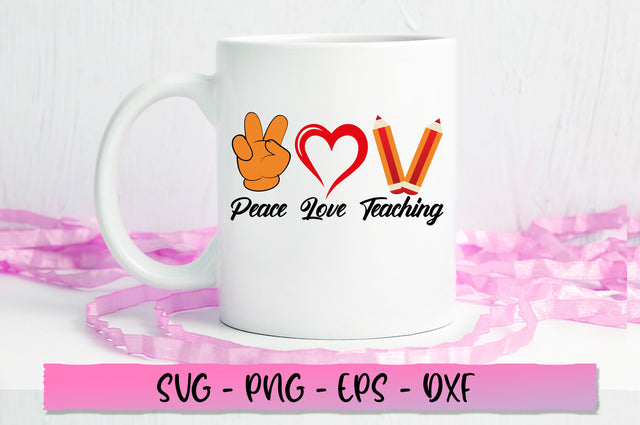 Peace love teaching SVG SVG Shetara Begum 