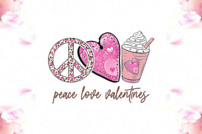 Peace Love Valentines Sublimation Sublimation Jagonath Roy 