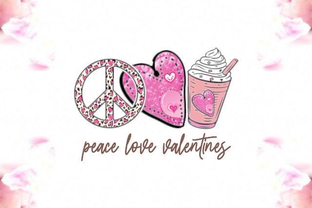 Peace Love Valentines Sublimation Sublimation Jagonath Roy 