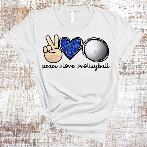 Peace Love Volleyball BUNDLE Sublimation Waterslide Sublimation Sweet Tees 