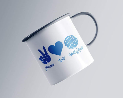 Peace Love Volleyball svg, volleyball svg, sport svg, volleyball mom svg SVG CutLeafSvg 