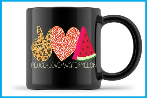Peace Love Watermelon Summer Sublimation PNG Printable Files Sublimation Creativedesigntee 