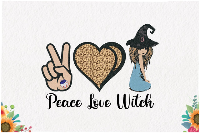 Peace Love Witch Sublimation Sublimation Jagonath Roy 