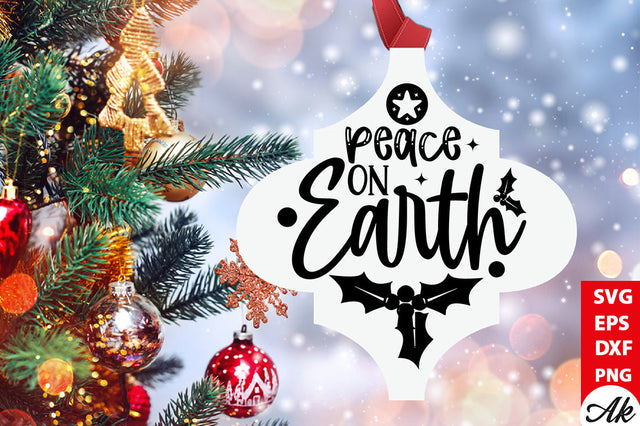 Peace on earth Cardinal Arabesque SVG akazaddesign 