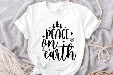 Peace on earth, Christmas SVG SVG FiveStarCrafting 