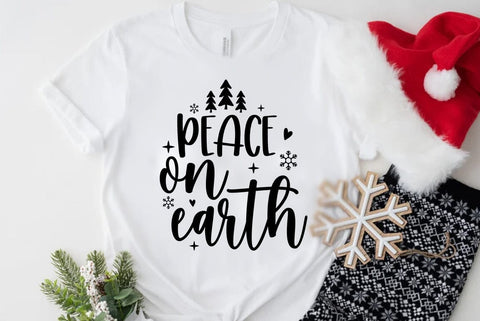 Peace on earth, Christmas SVG SVG FiveStarCrafting 