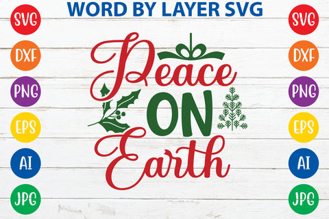 Peace On Earth, Christmas SVG SVG Rafiqul20606 
