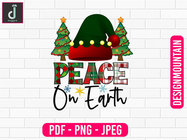 peace on earth png design, Christmas Sublimation Bundle, Christmas PNG, Christmas Designs PNG, Sublimation Alihossainbd 