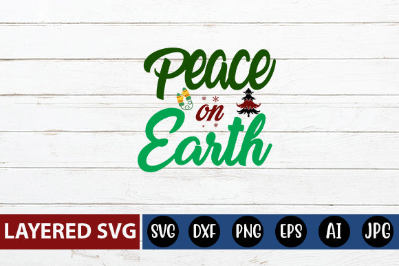 peace on earth SVG Blessedprint 